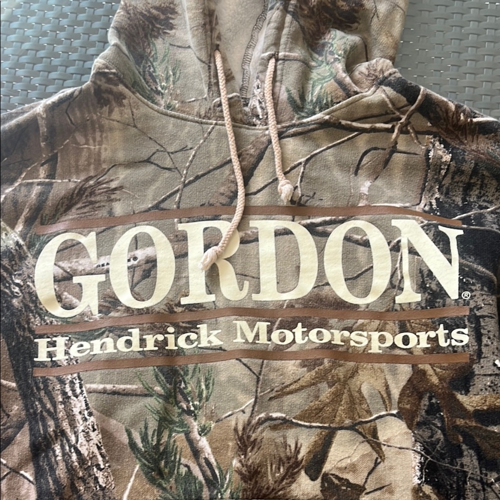 Vintage Jeff Gordon Realtree Camouflage Hoodie